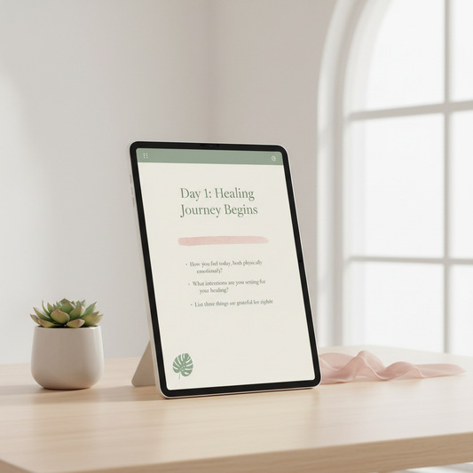 Healing Journal Day 1 Page